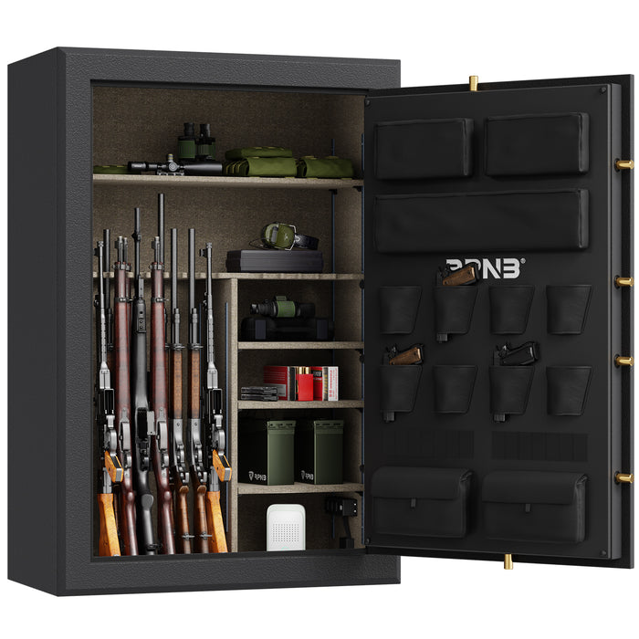 45 Gun Large Fireproof Biometric Fingerprint Long Gun Safe for Pistols and Rifles