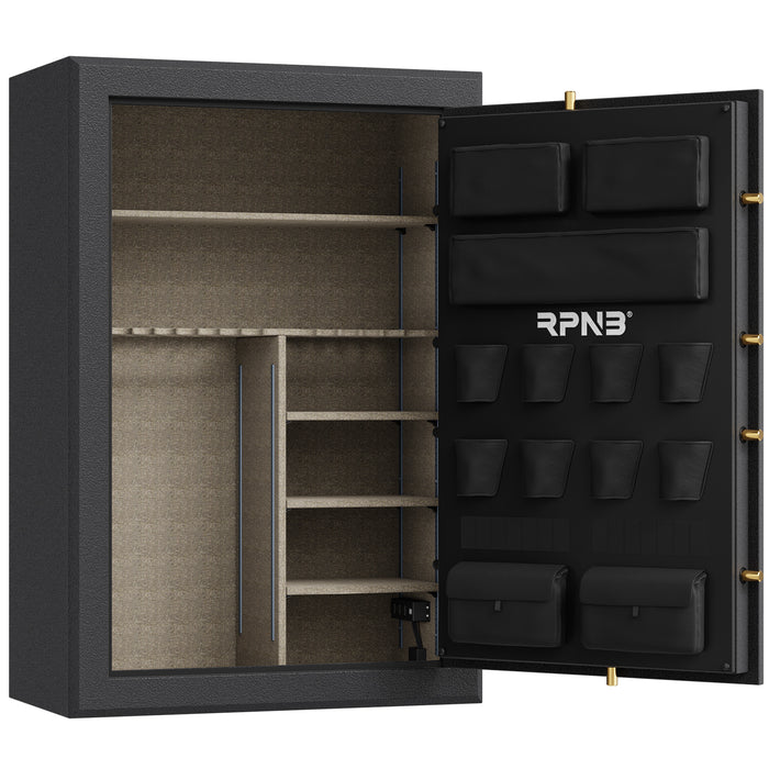 45 Gun Large Fireproof Biometric Fingerprint Long Gun Safe for Pistols and Rifles