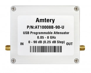 USB Programmable Attenuator | 50 MHz–8 GHz, 90 dB, 0.25 dB Step
