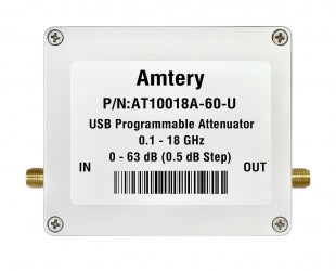 USB Programmable Attenuator | 100 MHz–18 GHz, 63 dB, 0.5 dB Step