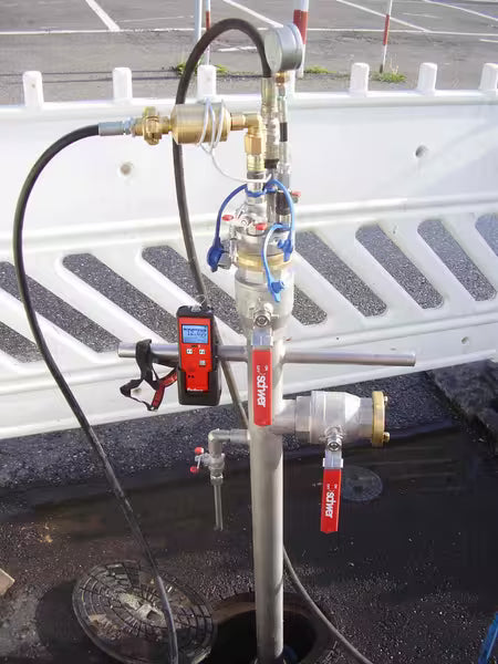 DWZ2 Digital Water Flowmeter for Water Pipeline Pressure Testing (2-160 L/min)