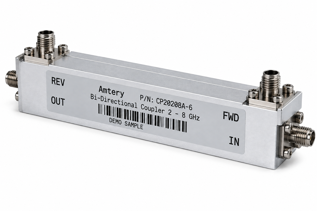 0.5–8 GHz 6 dB Bi-Directional Coupler | CP20008A-6-MBT