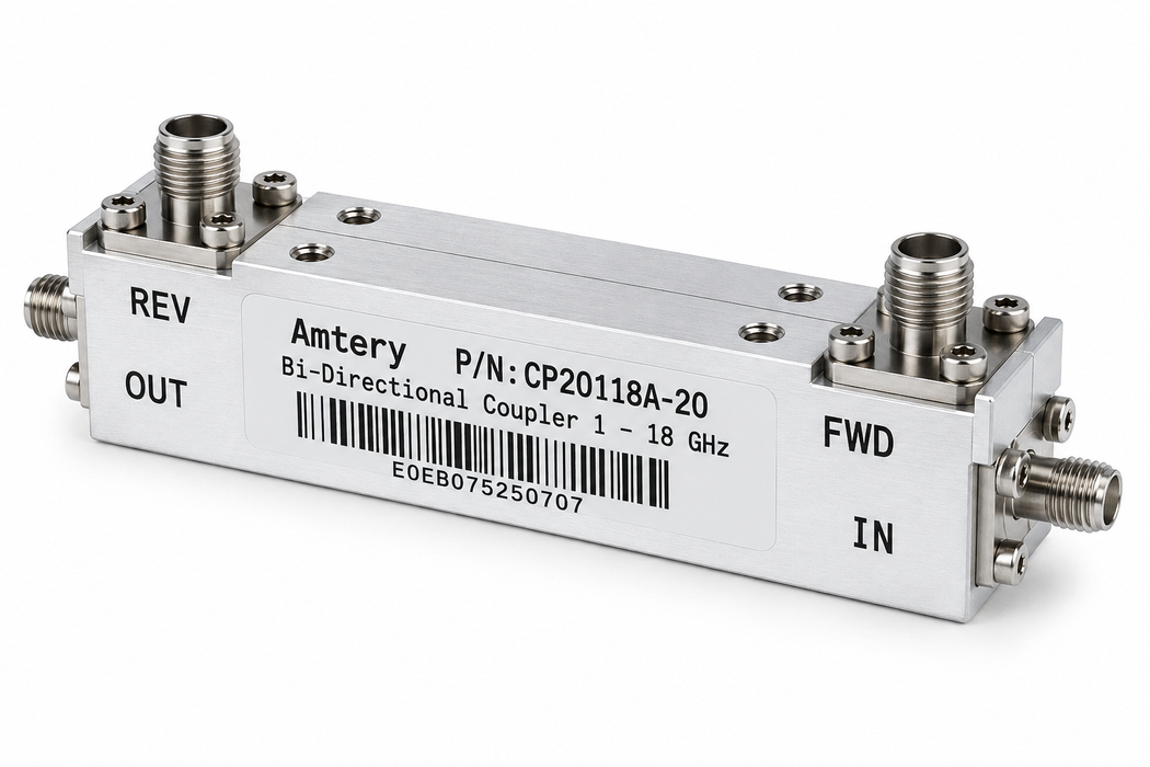 1–18 GHz 20 dB Bi-Directional Coupler | CP20118A-20-MBT