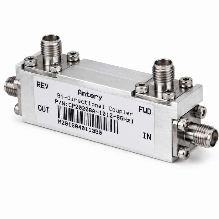 2–8 GHz 10 dB Bi-Directional Coupler | CP20208A-10-MBT