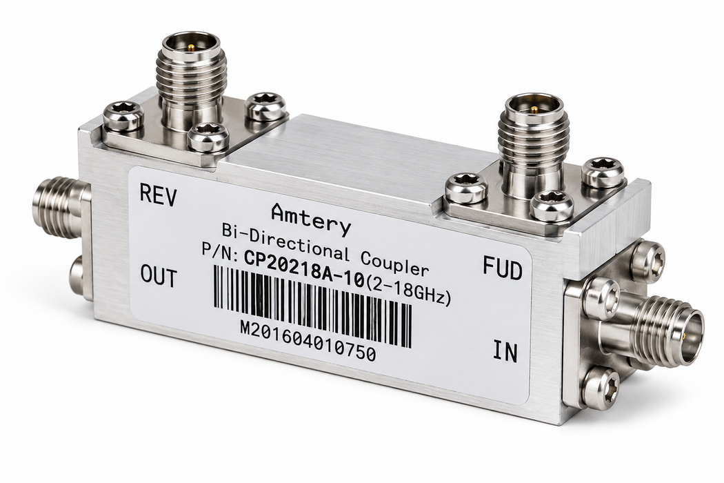 2–18 GHz 10 dB Bi-Directional Coupler | CP20218A-10-MBT
