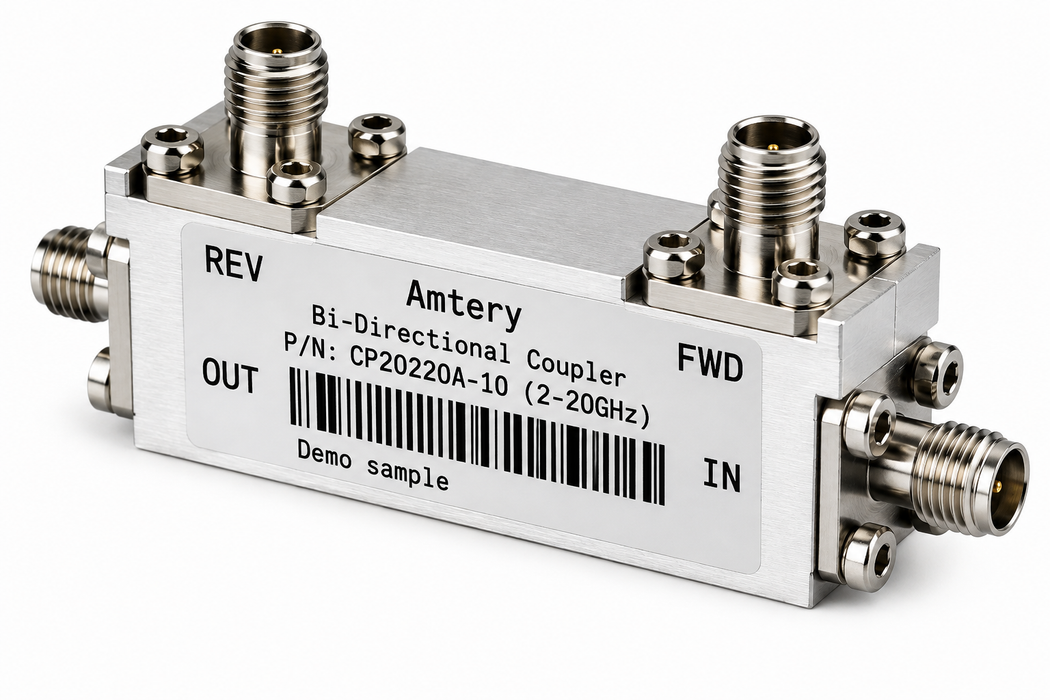 2–20 GHz 10 dB Bi-Directional Coupler | CP20220A-10-MBT