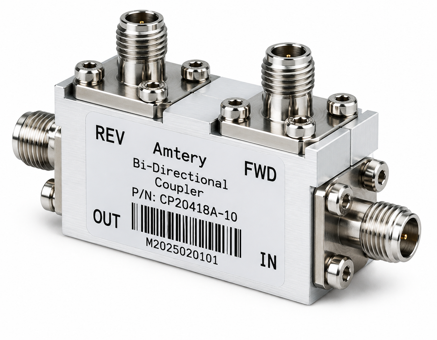 4–18 GHz 10 dB Bi-Directional Coupler | CP20418A-10-MBT