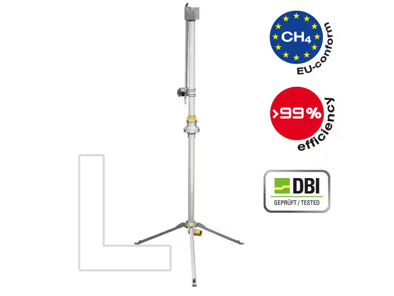Mobile Gas Flare for Natural Gas & Hydrogen Pipeline Purging (S, M & L)