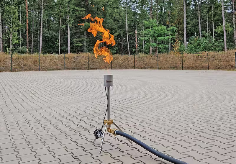 Mobile Gas Flare for Natural Gas & Hydrogen Pipeline Purging (S, M & L)