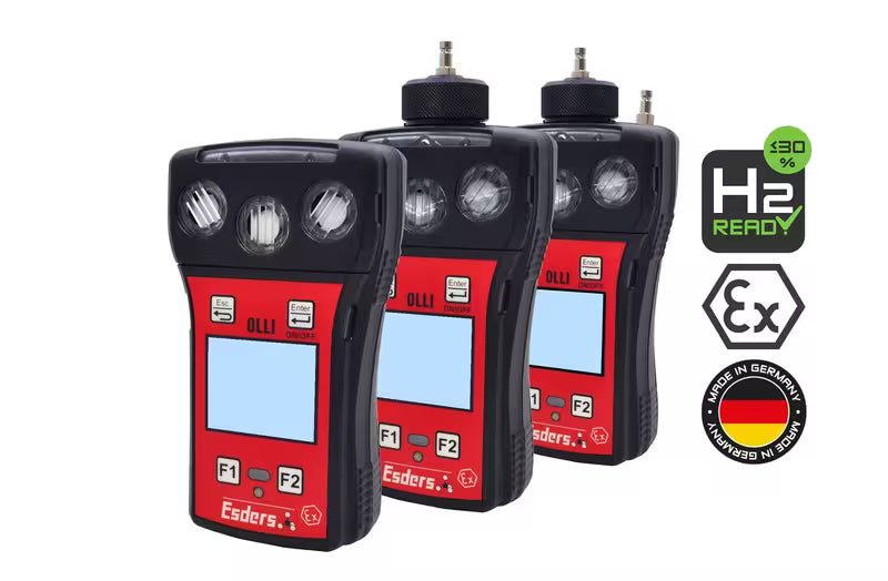 Esders OLLI 4-Gas Detector Kit (CH₄, O₂, CO & H₂S)