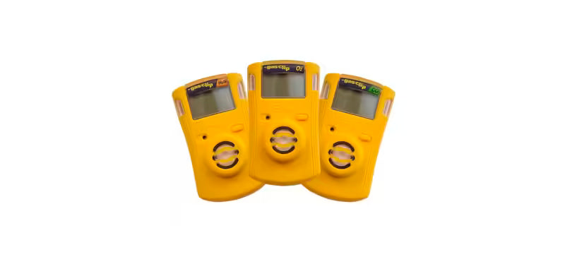 Portable Single Gas Detector for CO, H₂S or O₂ Monitoring