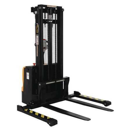 Adjustable Double Mast Stacker, Load Cap. 2200 lb.