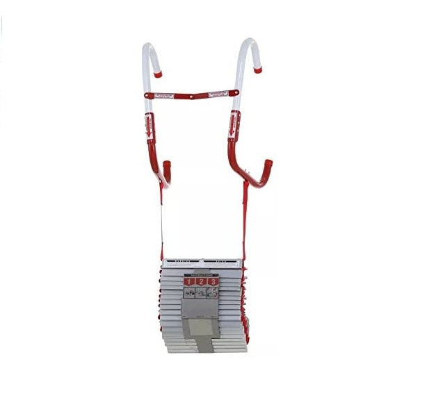 Portable Fire Ladder 2 Story Emergency 15 Foot