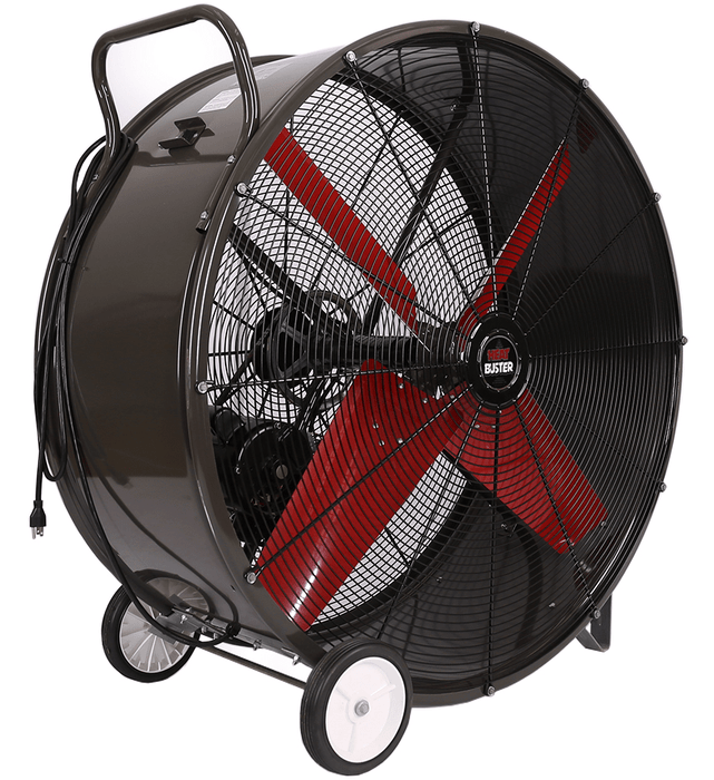 Portable Explosion Proof Barrel Cooling Fan 42 inch 14445 CFM Belt 3 Phase TPC4213-HL-X