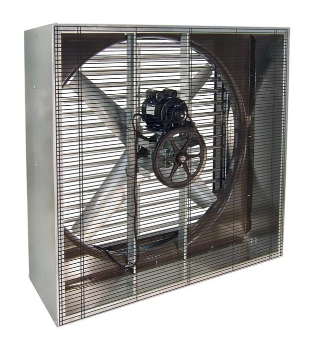 VIK Cabinet Exhaust Fan w/ Shutters 54 inch 37300 CFM Belt Drive 3 Phase VIK5419-X