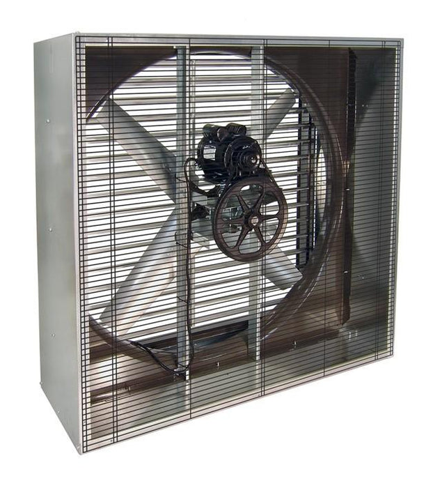 VIK Cabinet Exhaust Fan w/ Shutters Totally Enclosed 54 inch 29800 CFM Belt Drive 3 Phase VIK5418T-X