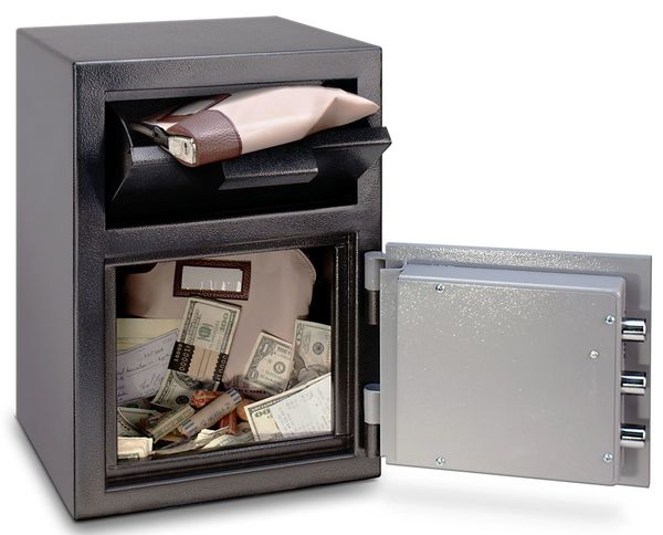 Depository Safe, 1 cu ft, 86 lb, 12 ga Steel MFL2014K  (Contact Us for Special Pricing)