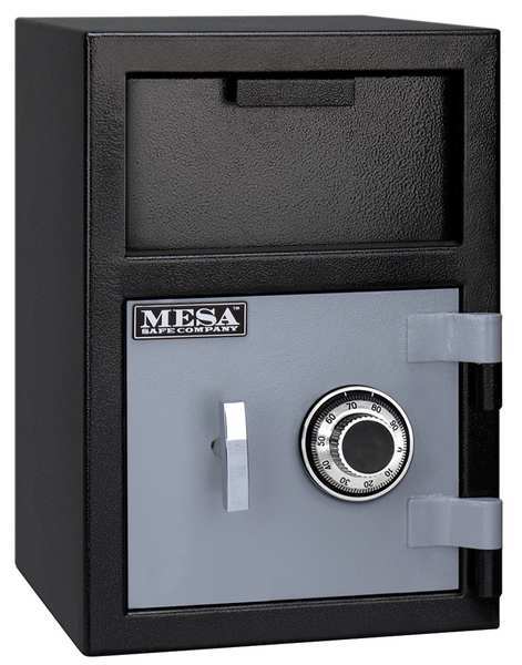 Cash Depository Safe, 0.8 cu ft, 82 lb, Steel, 2.78 mm Thick MFL2014C (Contact Us for Special Pricing)