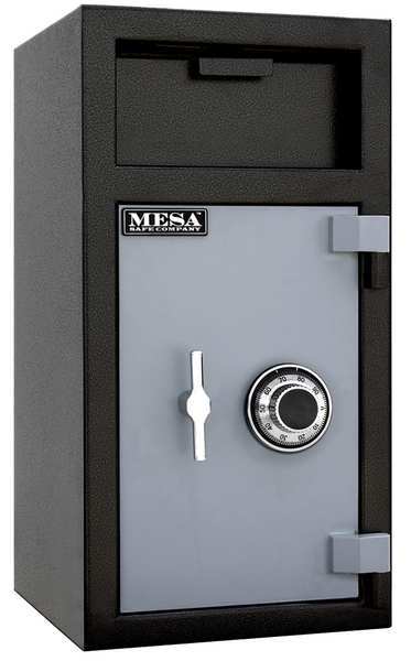 Cash Depository Safe, 1.4 cu ft, 110 lb, Steel, 2.78 mm Thick MFL2714C (Contact Us for Special Pricing)