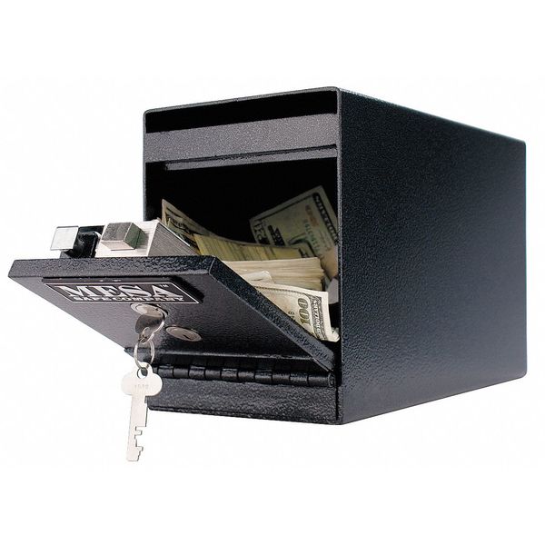 Cash Depository Safe, 0.2 cu ft, 22 lb, Steel, 2.78 mm Thick MUC2K (Contact Us for Special Pricing)