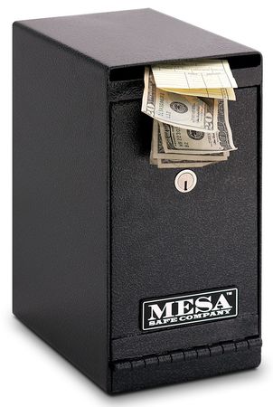 Cash Depository Safe, 0.2 cu ft, 20 lb, 2.78 mm Thick MUC1K (Contact Us for Special Pricing)