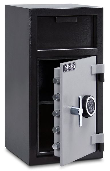 Cash Depository Safe, 1.4 cu ft, 114 lb, Steel, 2.78 mm Thick MFL2714E (Contact Us for Special Pricing)