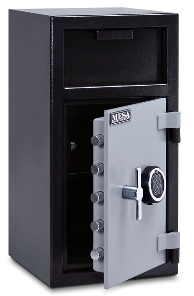 Cash Depository Safe, 1.3 cu ft, 122 lb, Steel, 2.78 mm Thick MFL2714EILK (Contact Us for Special Pricing)