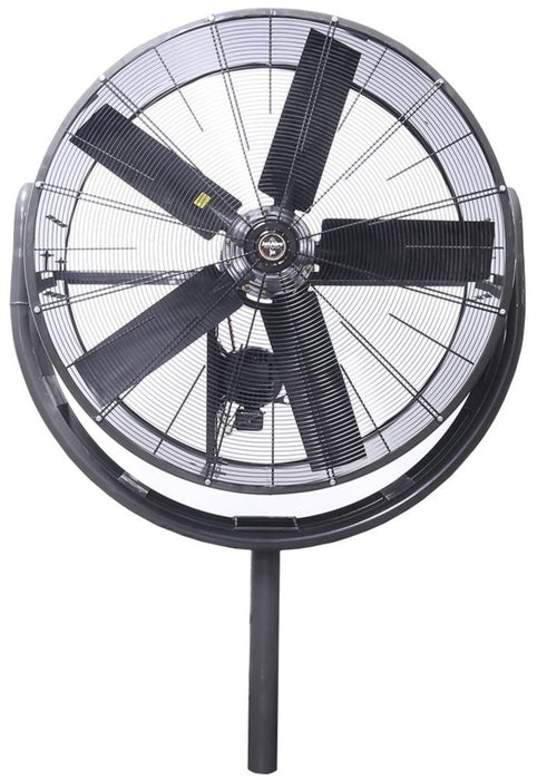 Triangle Jetaire Pole Mount High Velocity Fan 230 Volt 54 inch 27900 CFM Belt Drive 3 Phase HV5418-Y